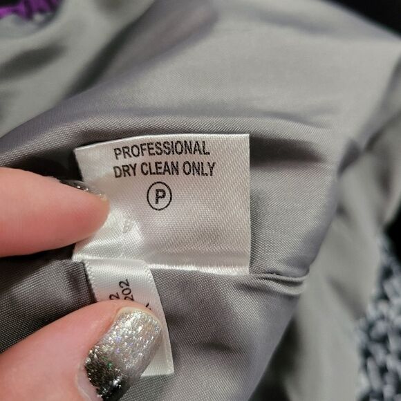 Calvin Klein Black Wool Pea Coat - Picture 6 of 9